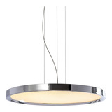 Lampara Colgante Led Moderno Cromo 50cm L5036 36w Mks Cuo 