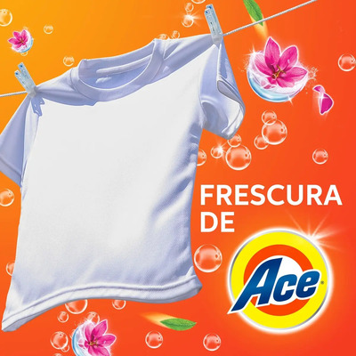 Detergente en Polvo ACE, Limpieza Rápida con Oxígeno Activo, 16 Cargas (1.7 kg) | MercadoLibre
