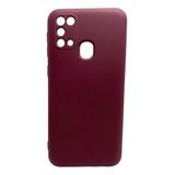 Capinha De Celular P/ Samsung M21s Aveludada + Pel Vidro 3d