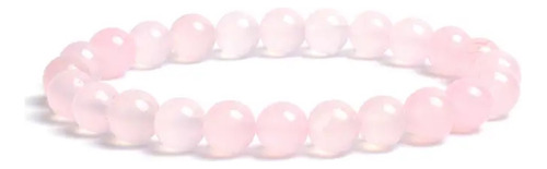 Pulsera Amatista Cuarzo Rosa Blanco Protección 1 Pieza