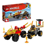 Kit Lego Ninjago 71789 Batalla En Auto Y Moto 103 Pz