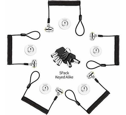 Loradar - Candado Para Cable De Ordenador Portátil (5 Unidad