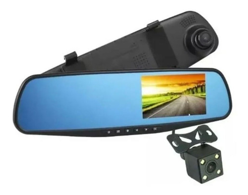 Espejo Retrovisor Con Camara Frontal + Camara Retroceso Hd