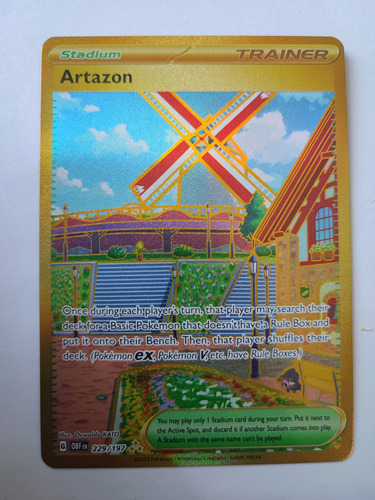 Pokemon Tcg Artazon - 229/197 - Gold Secret Rare