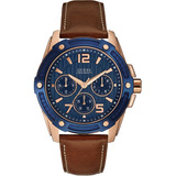 Reloj Guess Para Hombre W0600g3 Multifunción Tablero Azul