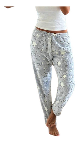 Pantalon Pijama Soft Polar Simil Peluche Luminoso 