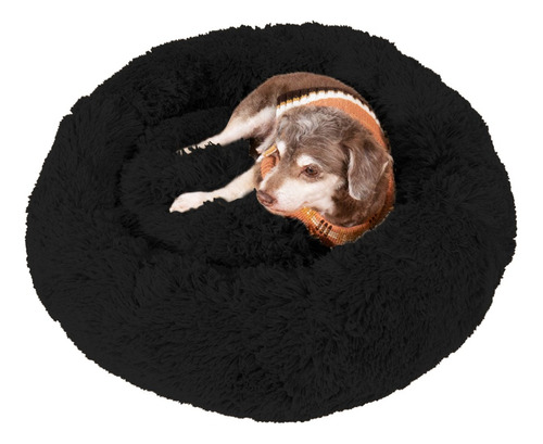 Cama Para Mascotas Antiestrés Cómoda, Lavable Mediana 70cm