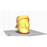 Mate Bart Simpson Set Archivo Stl Impresion 3d 