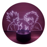 Killua Y Gon Lampara Led 3d Hunter × Hunter Luz Fanart Anime