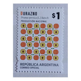 2016 $ 1. Producción Nacional Durazno. Gj 4154. Mint
