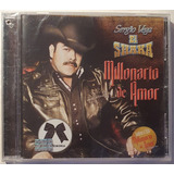 Cd Sergio Vega El Shaka - Millonario De Amor - Disa