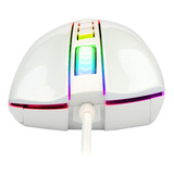 Mouse Gamer Redragon King Cobra Fps Rgb Lunar White M711w