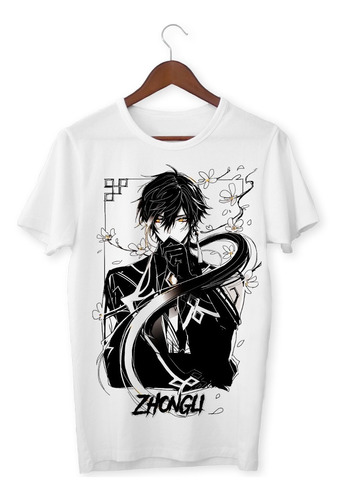 Remera  Zhongli, Genshin Impact, Talle Adultos