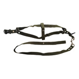 Arnés Pechera Paracaídas Collar Perro Verde Militar Xs