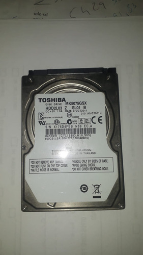 Disco Toshiba 500gb 2,5  Para Notebook Muy Buen Estado