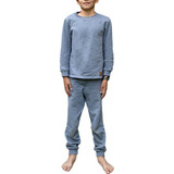 Pijama Franela Niño Baker (gris) 100% Algodón