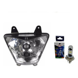 Bloco Óptico Farol Xre 300 2010 A 2015 + Lâmpada Led 8000k