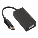 Adaptador Displayport Hdmi 4k Para Vga Dvi 3840x2160 30hz