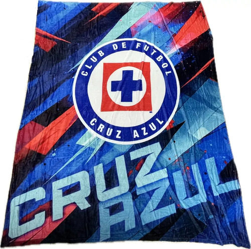 Cobertor Ligero Frazada Equipo Cruz Azul Matrimonial