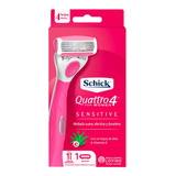 Schick Quattro4 Mujer Piel Sensible Maquina De Afeitar