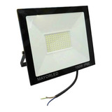 Reflector Led Mayorled Reflector Led 100w Con Luz Blanco Frío Y Carcasa Negro 220v