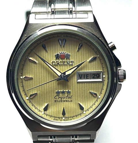 Reloj Orient Original Automático Para Hombre De Acero Inox.