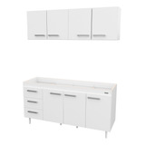 Combo Mueble De Cocina 1,60 Mts. Mosconi Sin Bacha