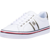 Tenis Tommy Hilfiger Blancos Twfenti Original Para Dama 