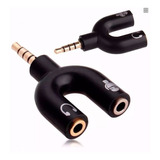 Adaptador P2 X P3 Splitter Plug Y Fone Microfone Headset