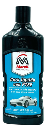 Cera Liquida Para Autos Marvil (silicon, Acrilico Y Ptfe)