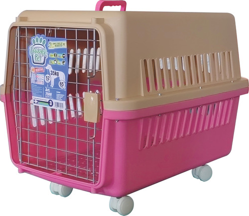 Jaula Transportadora Perro Kennel Iata 66x47x53cm Med 7506