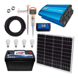 Kit Solar 400 Watts/dia Bateria Lth Completo Listo Para Usar