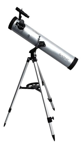 Telescopio Reflector Gadnic 700x76 Profesional Color Gris