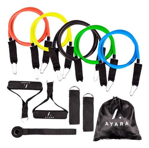 Ayara Ligas Bandas Resistencia Kit 11 Pz Ejercicio Fitness