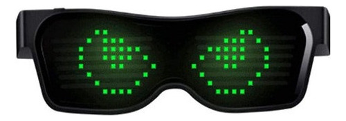 Lentes Led Bluetooth Único, Animaciones Personalizables