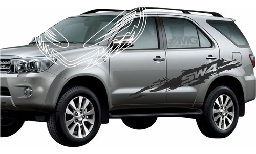 Calcos Toyota Hilux Sw4 Mud Kit Completo 2 Laterales