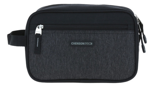 Neceser Chenson Pro Amplio Compartimento Heri Color Negro Diseño De La Tela Liso