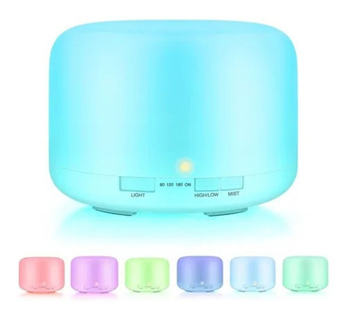 Humidificador Difusor Aroma Terapia Ambientador Led Control