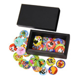 Colección Tazos Looney Tunes 100 Piezas Con Estuche