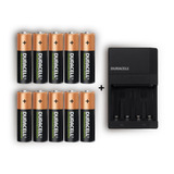 Duracell 10 Pilas Recargables Aa 2500mah + Cargador Is1000