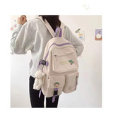 Mochila, Versión Coreana, Ropa De Trabajo, Mochila Para Estu