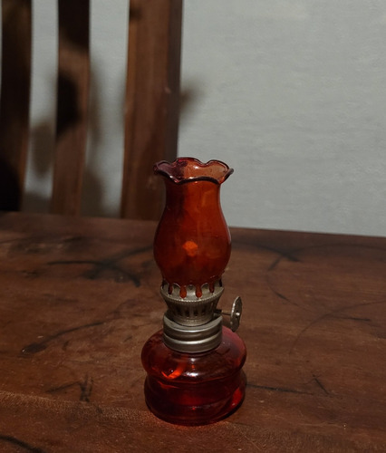 Lámpara Miniatura Vintage A Kerosene O Aceite