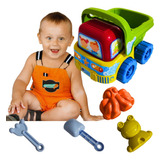 Brinquedo De Praia Truck  Caminhão Acessorios 6 Pç Infantil