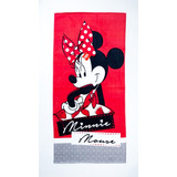 Toalla Oficial De Disney, Minnie Mouse, 100% Algodón Hilasal