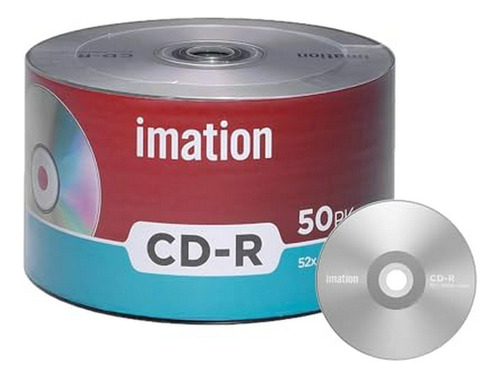 Cd-r Imation 52x 700mb/80min Logo Grabable 50 Pack