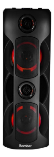Alto-falante Bomber Party 800 Portátil Com Bluetooth Preto 115v/240v 