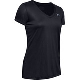 Camiseta Under Armour Tech V Mujer-negro