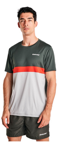 Remera Hombre Tenis Padel Babolat Drive Verde