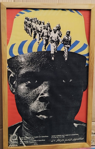 Poster Solidaridad Con Guinea-bissau 1970 - Ospaaal Cuba