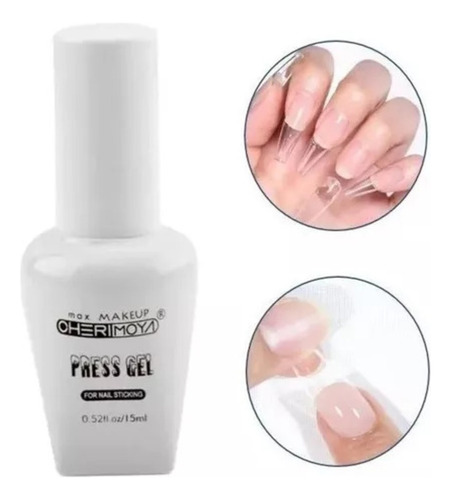 Cherimoya Gel Para Press On Uñas 15 Ml Soft Gel Led/uv Tips